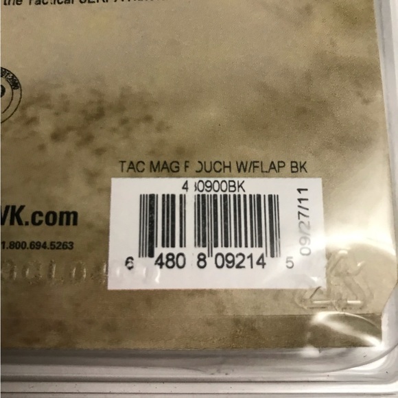 Blackhawk Tactical Mag Pouch with Flap Black Size OS - Picture 3 of 4